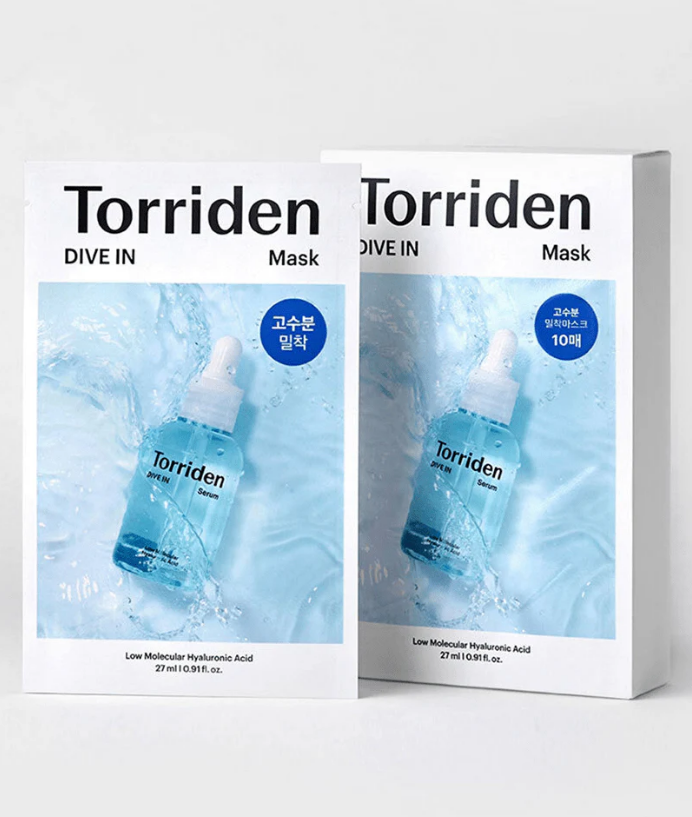 Torriden DIVE-IN Low Molecule Hyaluronic Acid Mask (10 pieces)